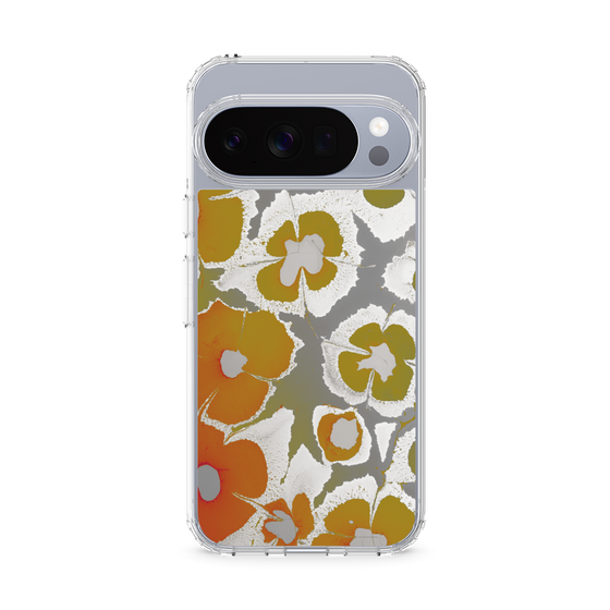 Slim Protection Case［ y2k(Year2000) - Flower - Yellow Gray ］