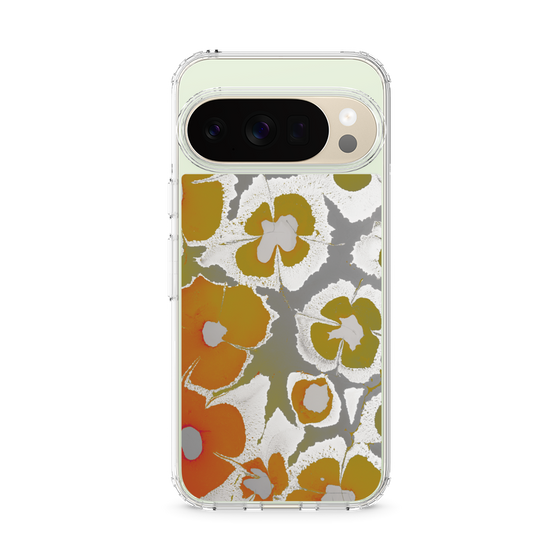 Slim Protection Case［ y2k(Year2000) - Flower - Yellow Gray ］
