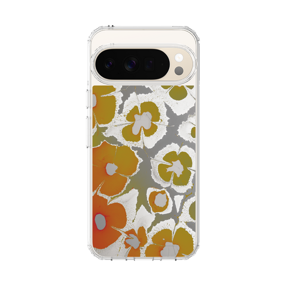Slim Protection Case［ y2k(Year2000) - Flower - Yellow Gray ］