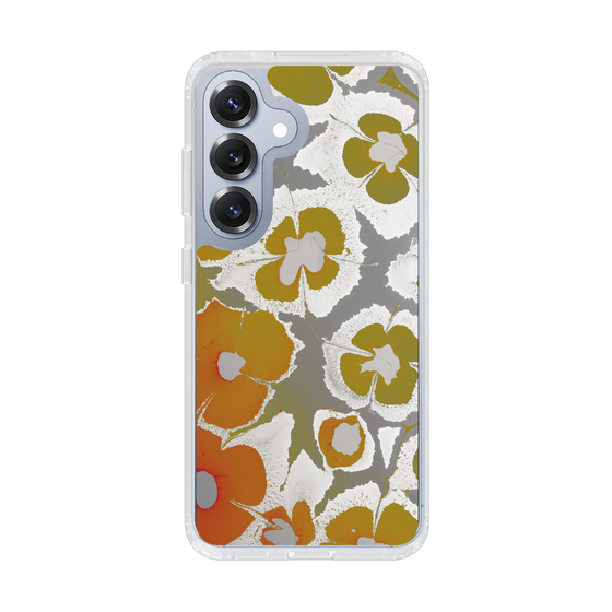 Slim Protection Case［ y2k(Year2000) - Flower - Yellow Gray ］