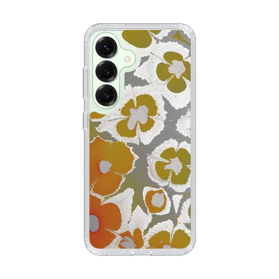 Slim Protection Case［ y2k(Year2000) - Flower - Yellow Gray ］