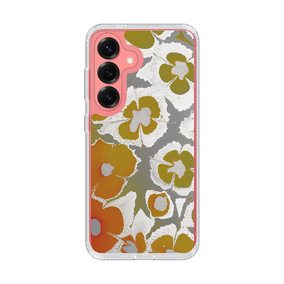 Slim Protection Case［ y2k(Year2000) - Flower - Yellow Gray ］