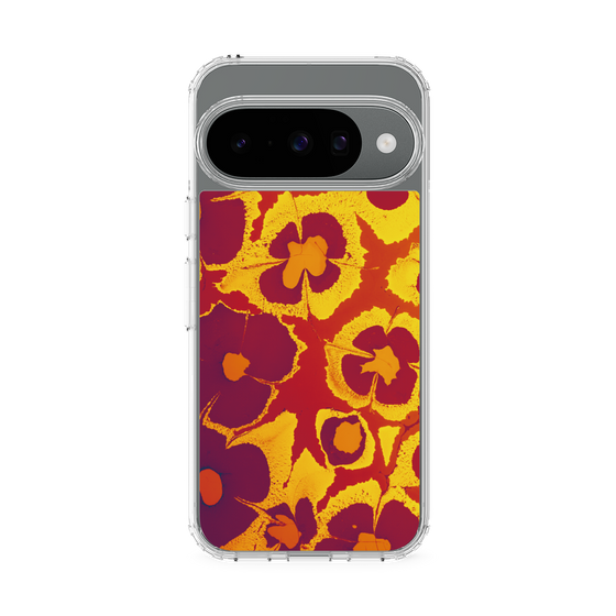 Slim Protection Case［ y2k(Year2000) - Flower - Orange purple ］