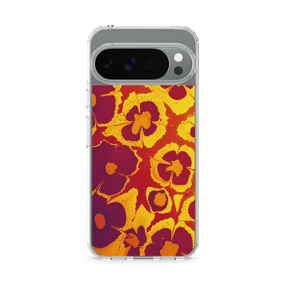 Slim Protection Case［ y2k(Year2000) - Flower - Orange purple ］