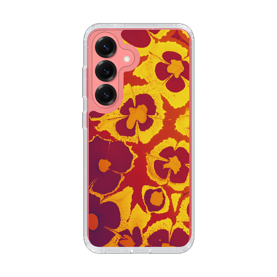 Slim Protection Case［ y2k(Year2000) - Flower - Orange purple ］