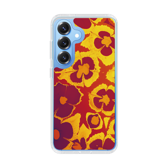 Slim Protection Case［ y2k(Year2000) - Flower - Orange purple ］