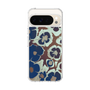 Slim Protection Case［ y2k(Year2000) - Flower - Brown Navy ］