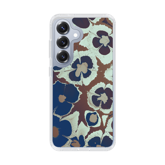 Slim Protection Case［ y2k(Year2000) - Flower - Brown Navy ］