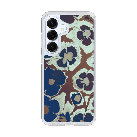 Slim Protection Case［ y2k(Year2000) - Flower - Brown Navy ］