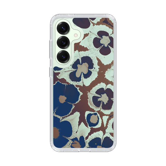 Slim Protection Case［ y2k(Year2000) - Flower - Brown Navy ］