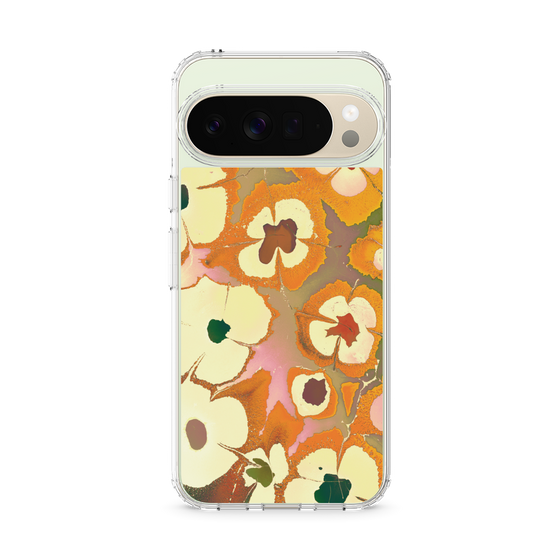 Slim Protection Case［ y2k(Year2000) - Flower - Orange Pink ］