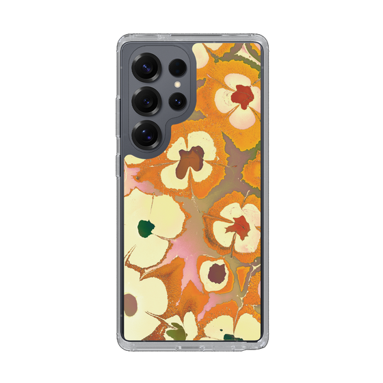 Slim Protection Case［ y2k(Year2000) - Flower - Orange Pink ］