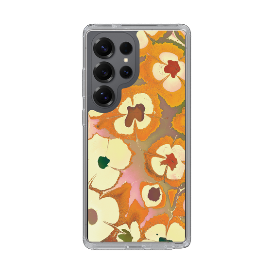 Slim Protection Case［ y2k(Year2000) - Flower - Orange Pink ］