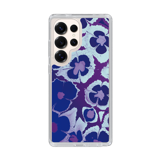 Slim Protection Case［ y2k(Year2000) - Flower - Rich Purple ］