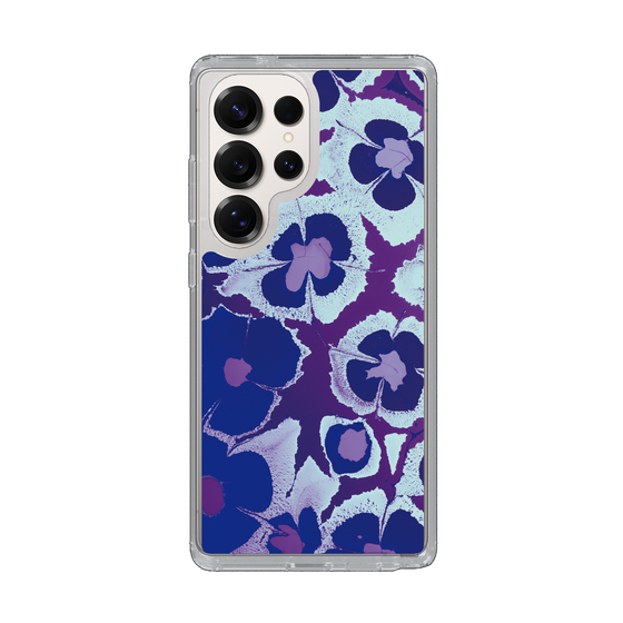 Slim Protection Case［ y2k(Year2000) - Flower - Rich Purple ］