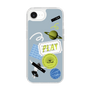 Slim Protection Case［ Playful sticker - Dusty Blue ］