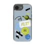 Slim Protection Case［ Playful sticker - Dusty Blue ］