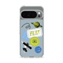 Slim Protection Case［ Playful sticker - Dusty Blue ］