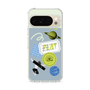 Slim Protection Case［ Playful sticker - Dusty Blue ］
