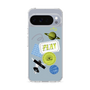 Slim Protection Case［ Playful sticker - Dusty Blue ］