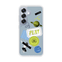 Slim Protection Case［ Playful sticker - Dusty Blue ］