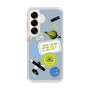Slim Protection Case［ Playful sticker - Dusty Blue ］