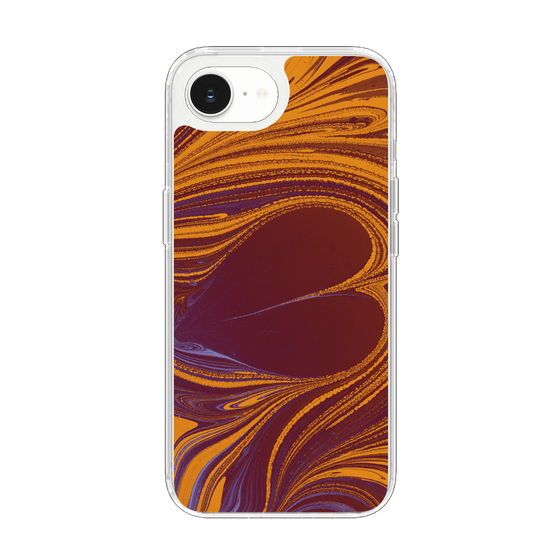 Slim Protection Case［ y2k(Year2000) - Heart - High contrast Orange ］