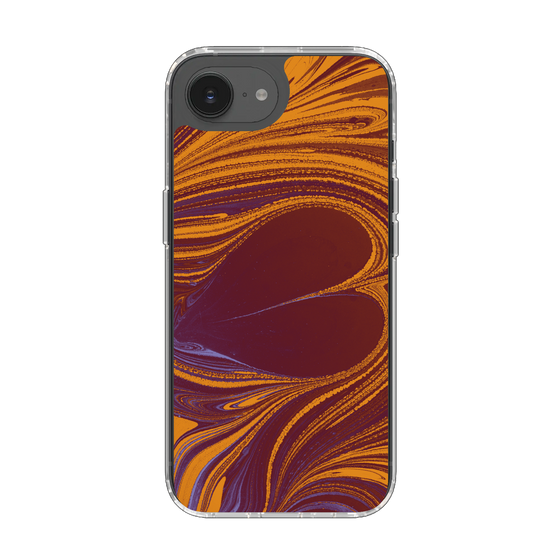 Slim Protection Case［ y2k(Year2000) - Heart - High contrast Orange ］