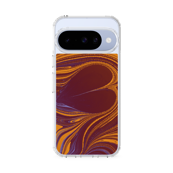 Slim Protection Case［ y2k(Year2000) - Heart - High contrast Orange ］