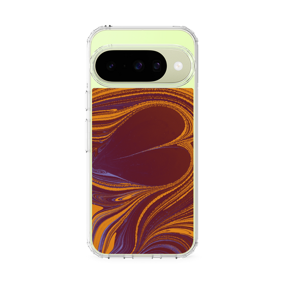 Slim Protection Case［ y2k(Year2000) - Heart - High contrast Orange ］