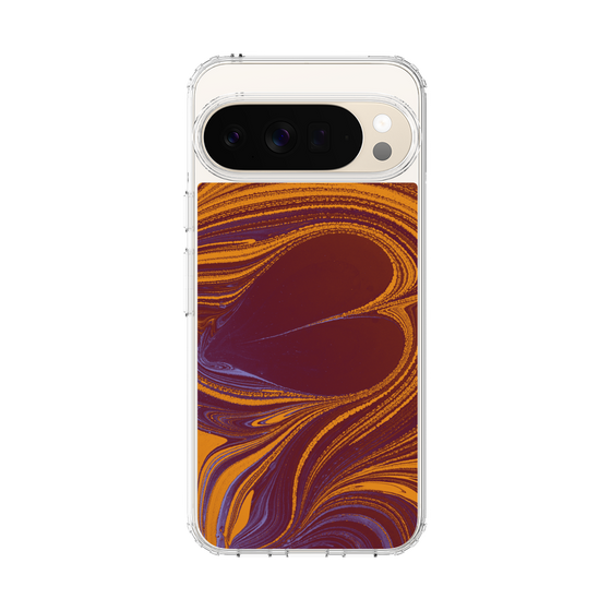 Slim Protection Case［ y2k(Year2000) - Heart - High contrast Orange ］