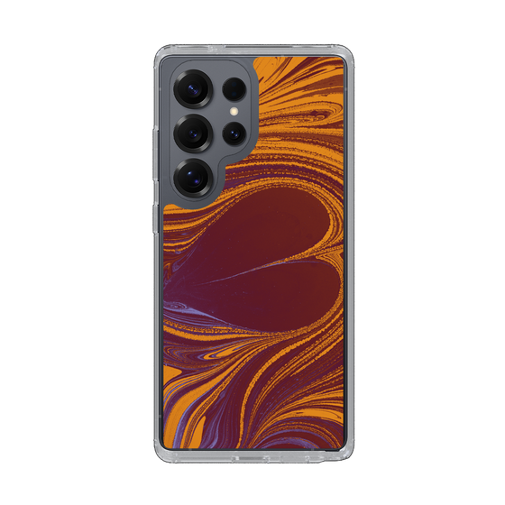Slim Protection Case［ y2k(Year2000) - Heart - High contrast Orange ］