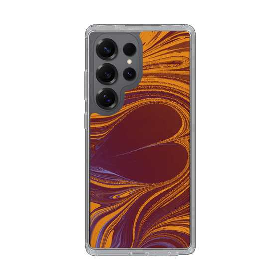 Slim Protection Case［ y2k(Year2000) - Heart - High contrast Orange ］