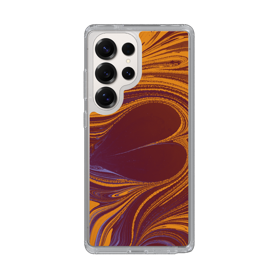 Slim Protection Case［ y2k(Year2000) - Heart - High contrast Orange ］