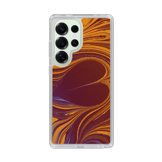 Slim Protection Case［ y2k(Year2000) - Heart - High contrast Orange ］