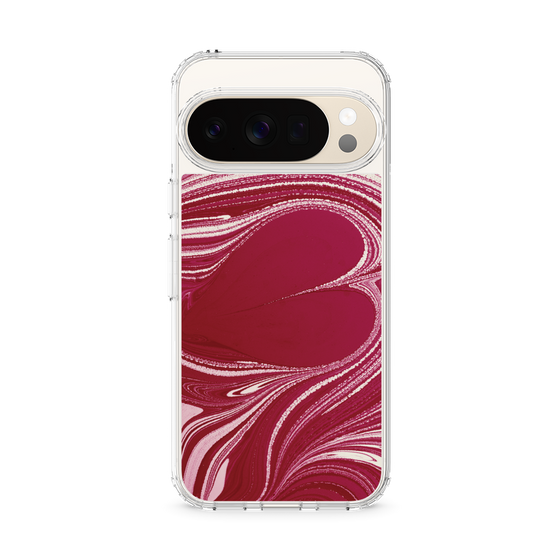 Slim Protection Case［ y2k(Year2000) - Heart - Vivid Pink ］