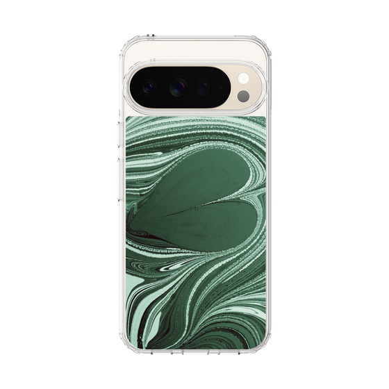 Slim Protection Case［ y2k(Year2000) - Heart - Full Green ］