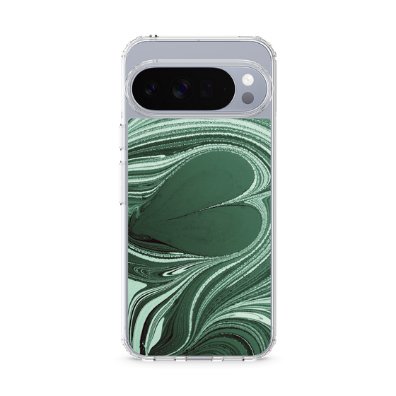 Slim Protection Case［ y2k(Year2000) - Heart - Full Green ］