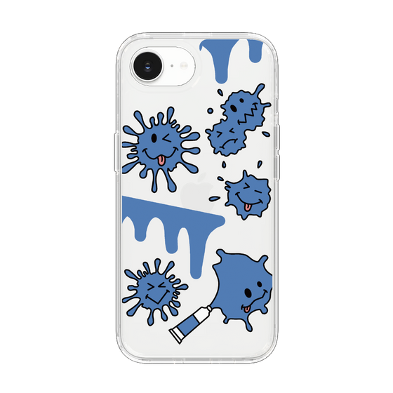 Slim Protection Case［ PAINTING SMILE Blue ］