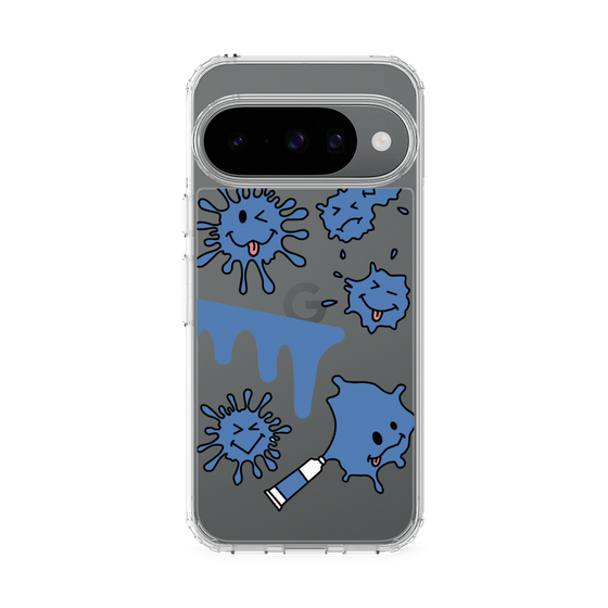Slim Protection Case［ PAINTING SMILE Blue ］
