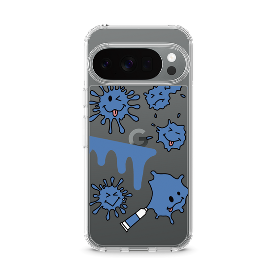 Slim Protection Case［ PAINTING SMILE Blue ］