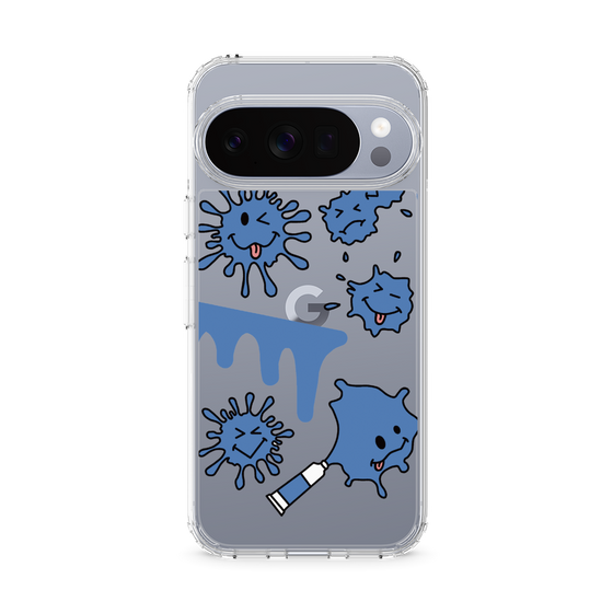 Slim Protection Case［ PAINTING SMILE Blue ］