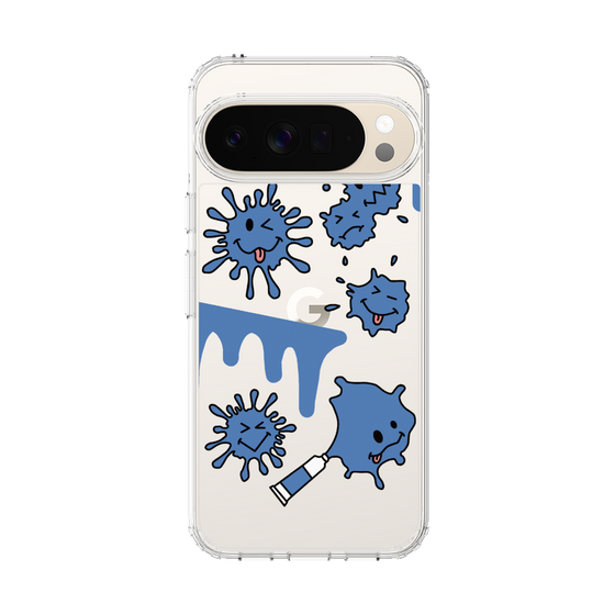 Slim Protection Case［ PAINTING SMILE Blue ］