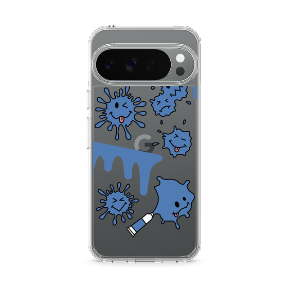 Slim Protection Case［ PAINTING SMILE Blue ］