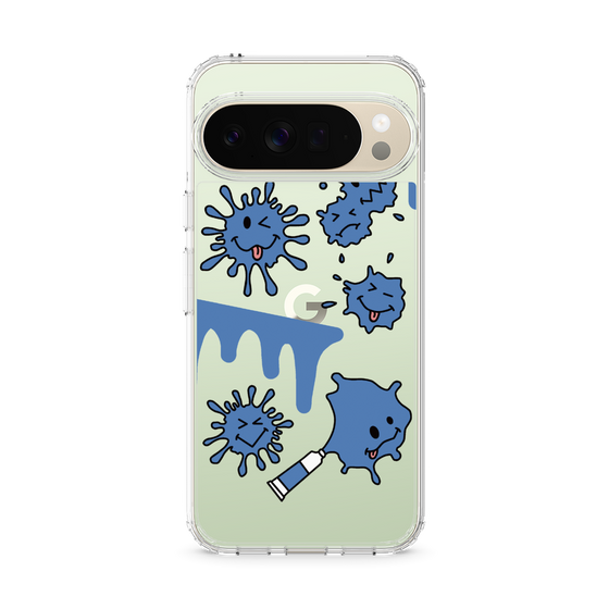 Slim Protection Case［ PAINTING SMILE Blue ］