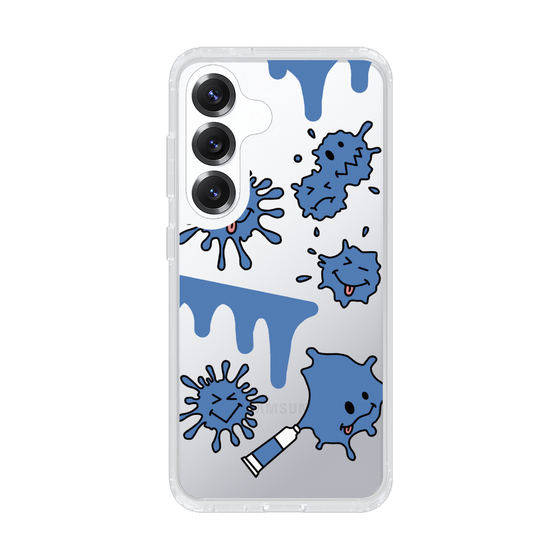Slim Protection Case［ PAINTING SMILE Blue ］