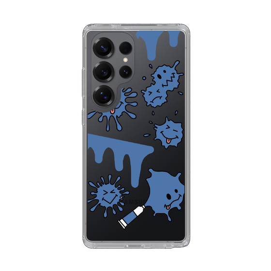 Slim Protection Case［ PAINTING SMILE Blue ］