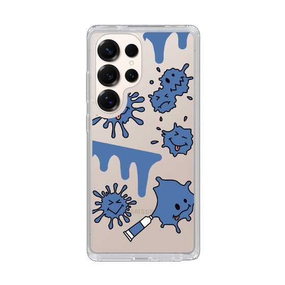 Slim Protection Case［ PAINTING SMILE Blue ］