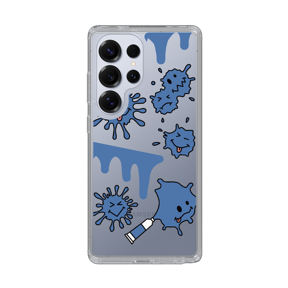 Slim Protection Case［ PAINTING SMILE Blue ］