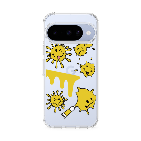 Slim Protection Case［ PAINTING SMILE Yellow ］